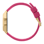 Ice Digit Retro Watch with Pink Dial and Pink Strap 022050