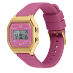 Ice Digit Retro Watch with Violet Dial and Violet Strap 022051
