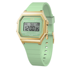 Ice Digit Retro Watch with Green Dial and Green Strap 022060