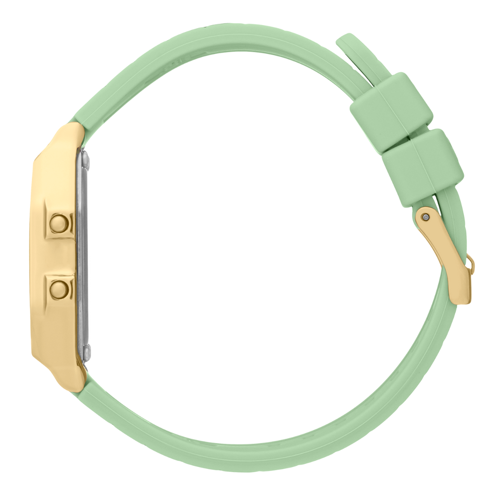 Ice Digit Retro Watch with Green Dial and Green Strap 022060