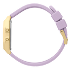 Ice Digit Retro Watch with Lilac Dial and Lilac Strap 022061