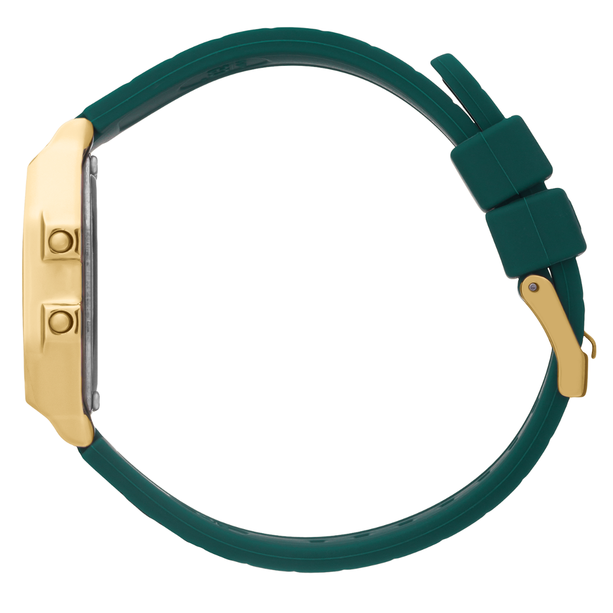 Gwylio Retro Ice Digit gyda Deial Werdd a Strap Werdd 022069