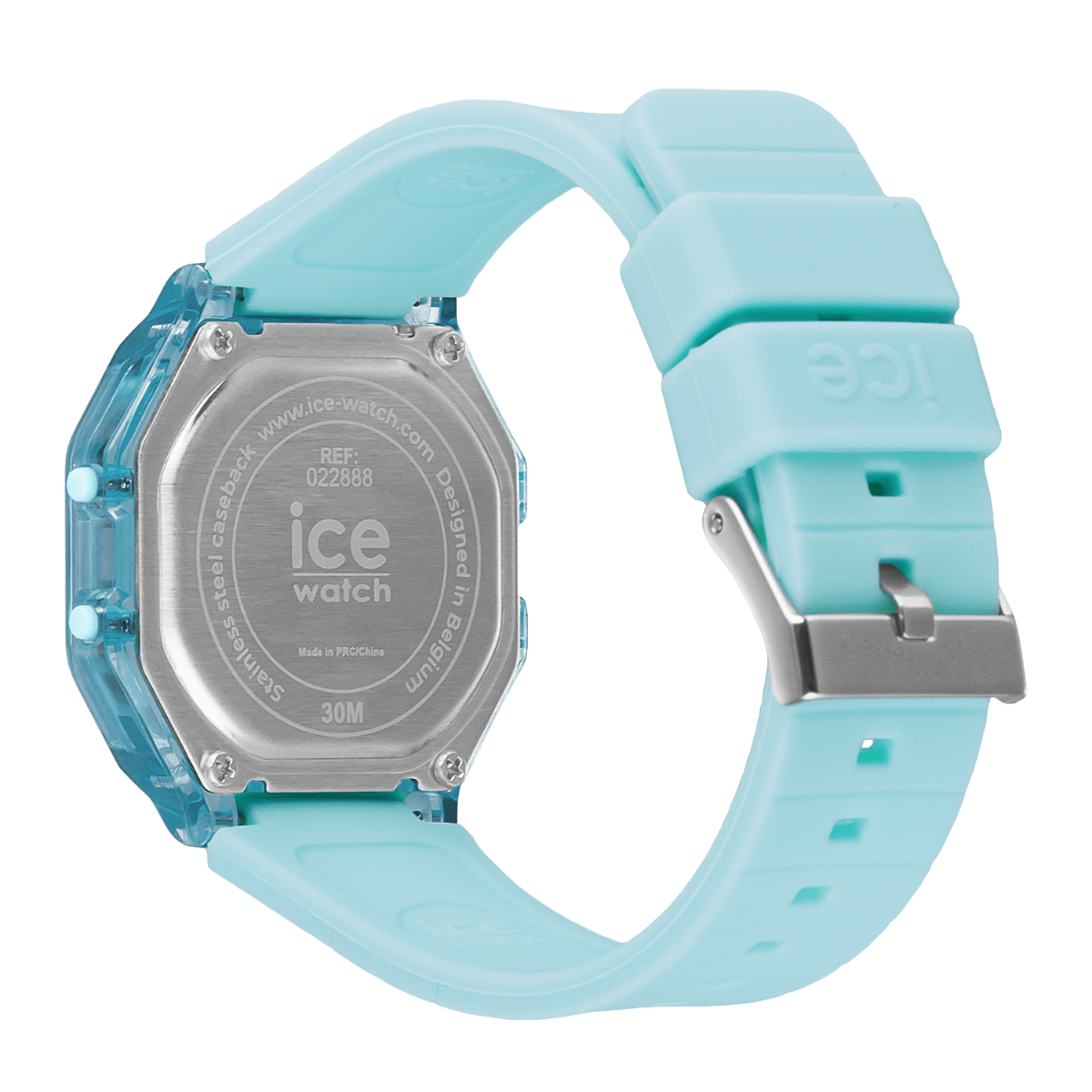 Ice Digit Retro Watch with Blue Dial and Blue Strap 022888