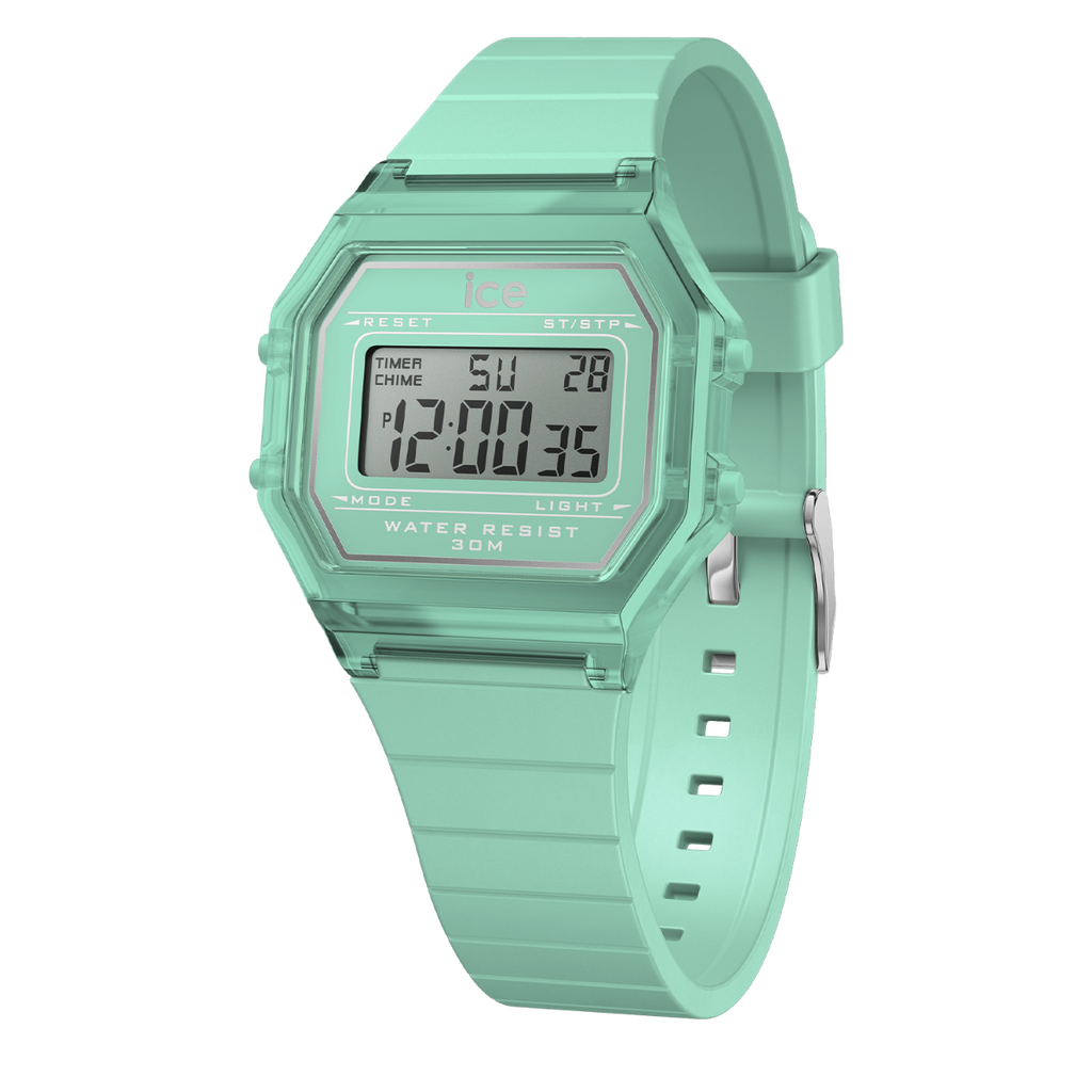 Ice Digit Retro Watch with Blue Dial and Blue Strap 022889
