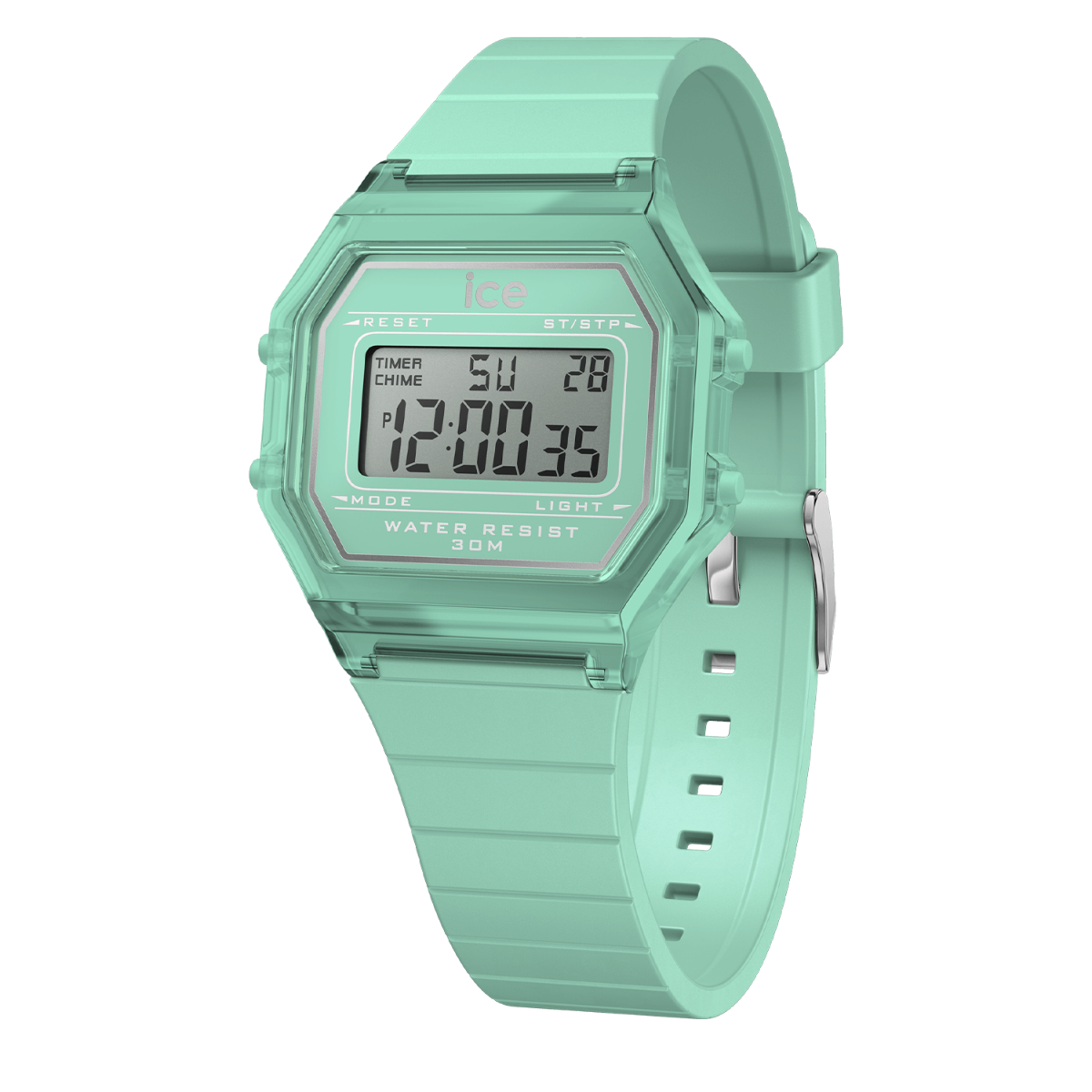 Ice Digit Retro Watch with Blue Dial and Blue Strap 022889