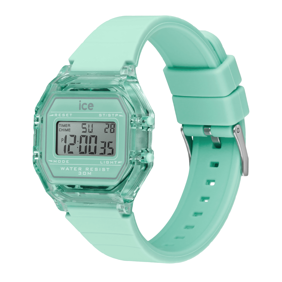 Ice Digit Retro Watch with Blue Dial and Blue Strap 022889