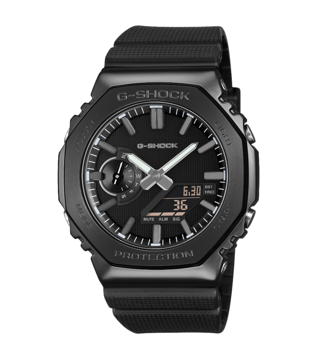 Casio G-Shock Mens Analogue-Digital Watch with Black Dial and Black Strap GM-2100LXB-1AER