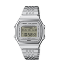 Casio Collection Mens Digital Watch with Silver Dial and Silver Strap ABL-100WE-7AEF