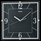 Seiko Retro Wall Clock with Black Face and Black Case QXA821K *Refurbished*