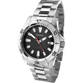 Sekonda Men's Black Dial Silver Stainless Steel Bracelet Watch 1007 RRP £59.99