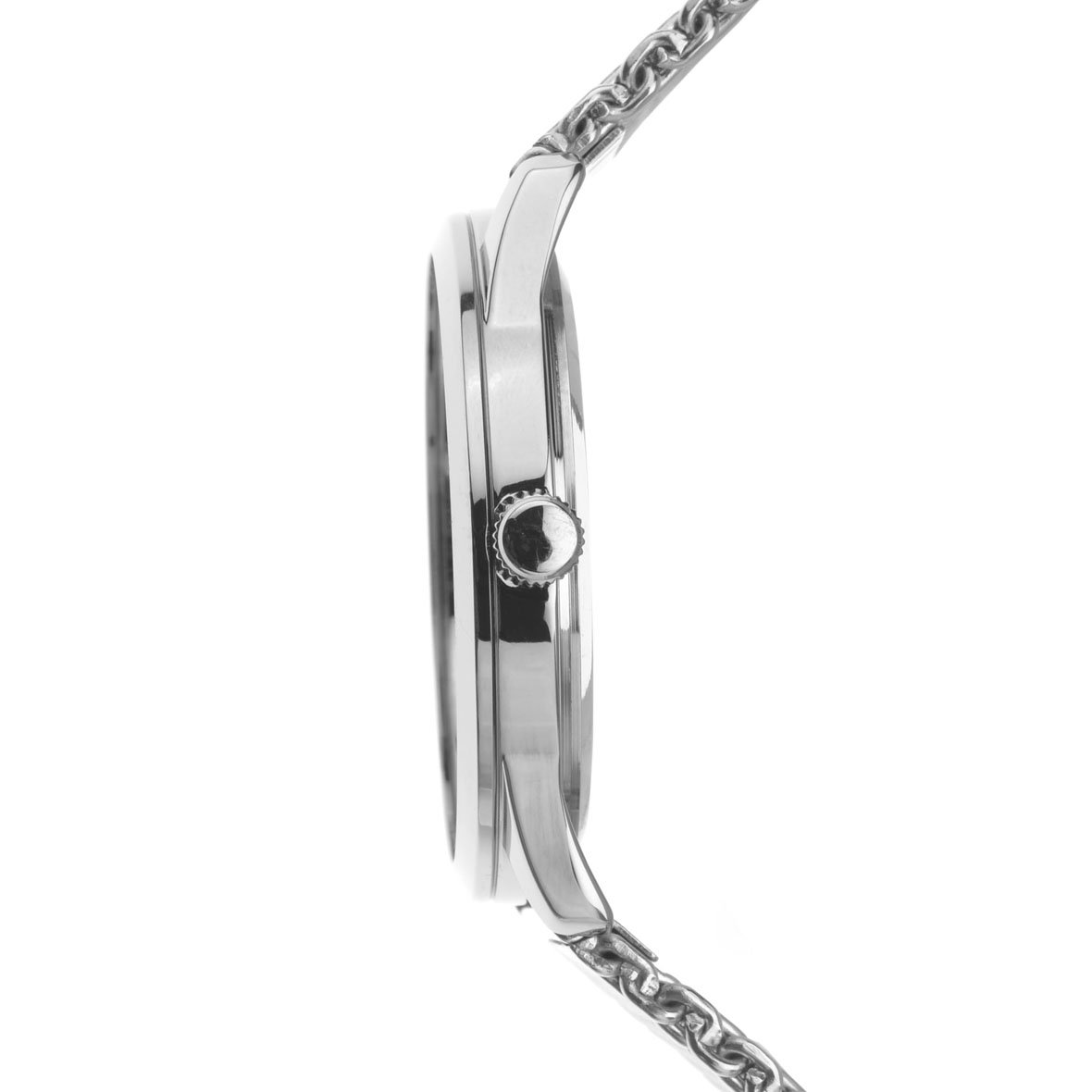 Sekonda Men's Watch with Black Dial and Silver Milanese Strap 1927