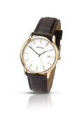 Mens Sekonda Watch 1086 with Brown Leather Strap and White Dial