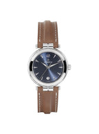 Gwylio Dynion Herbelin Newport gyda Deial Glas a Strap Brown 12264/AP15GO