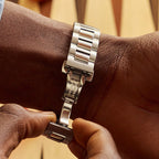 Timex Mens Chronograph Watch with Blue Dial and Silver Bracelet TW2Y70500
