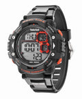 Timberland Tuxbury Men's Digital Watch with Grey Dial Digital Display and Grey Silicone Strap 14260JPGY/13