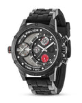 Police Mens Watch With Black Silicon Strap 14536JSB/CB