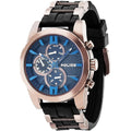 Police Men's Blue Dial Analogue Display and Black Plastic Strap Watch 14541JSBN/02P