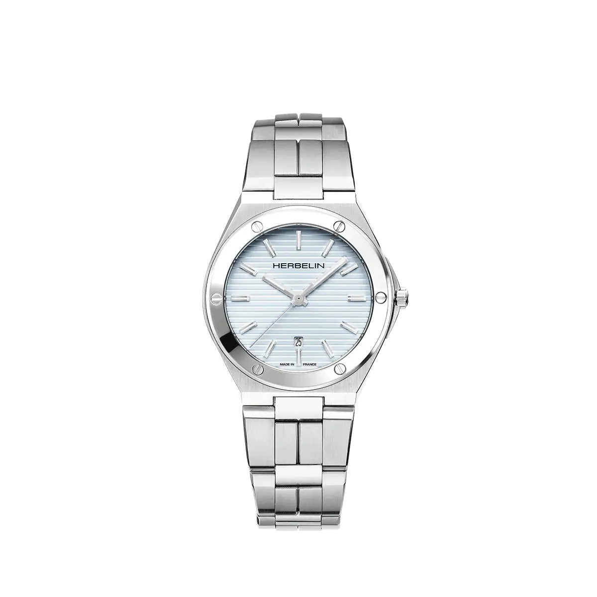 Herbelin Cap Camarat Ladies Watch with Blue Dial and Silver Bracelet 14545B25