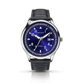 Sekonda Mens Watch with Blue Dial & Black Leather Strap 1462