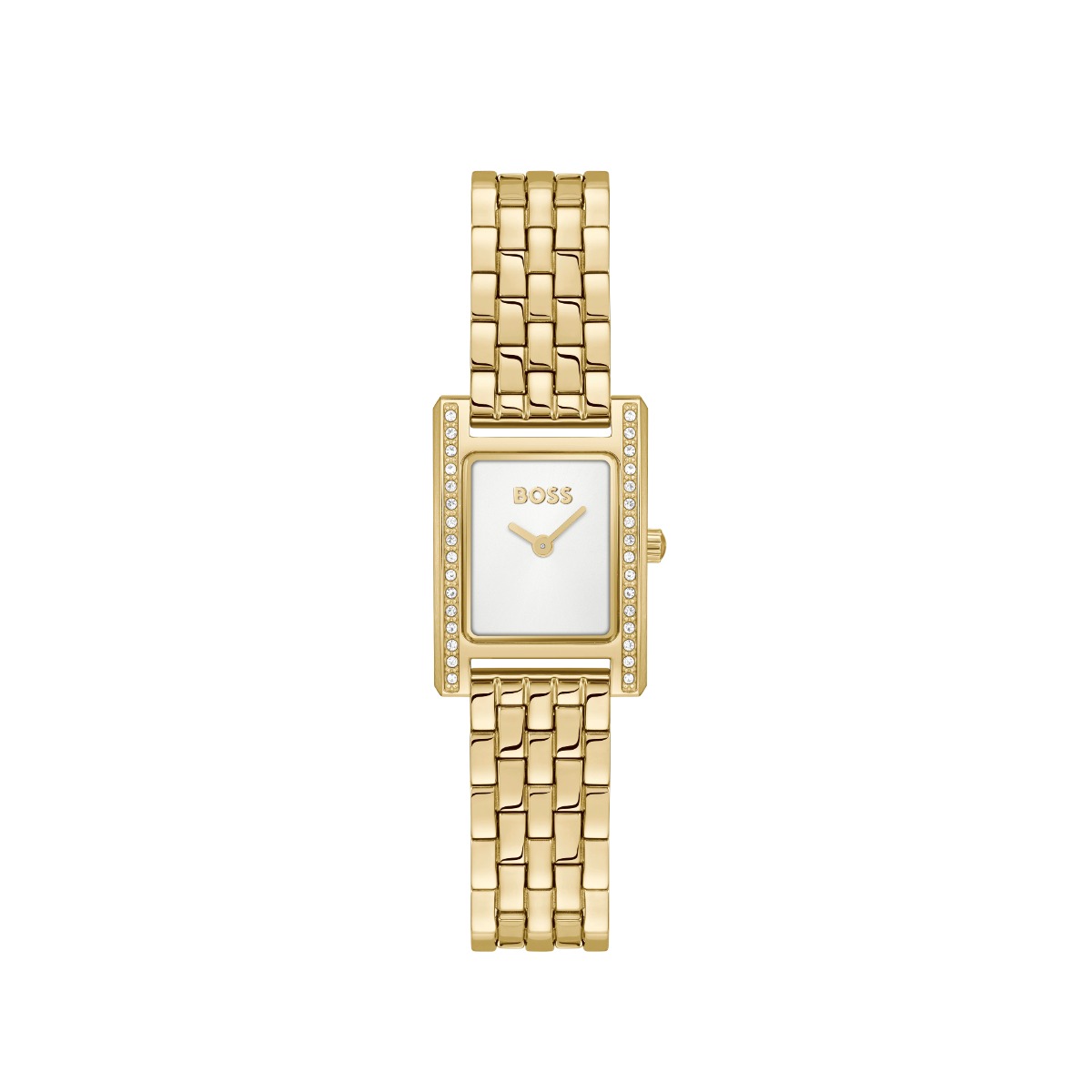Boss Lucy Precious Ladies Watch with White Dial and Gold Strap 1502815