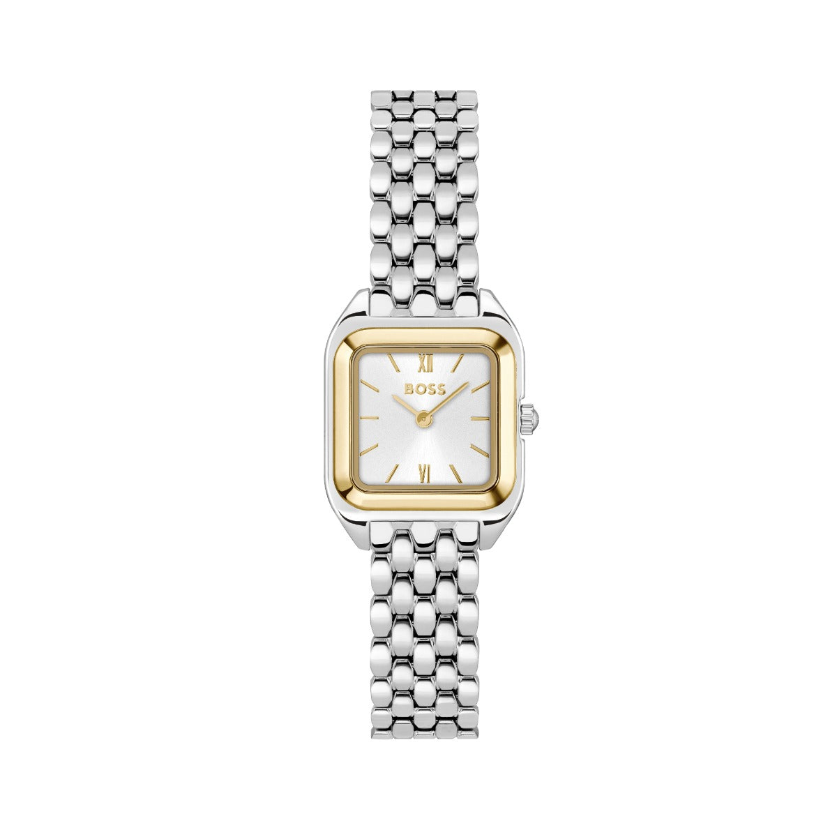 Cloc Merched Petite Boss gyda Deial Arian a Strap Arian 1502821