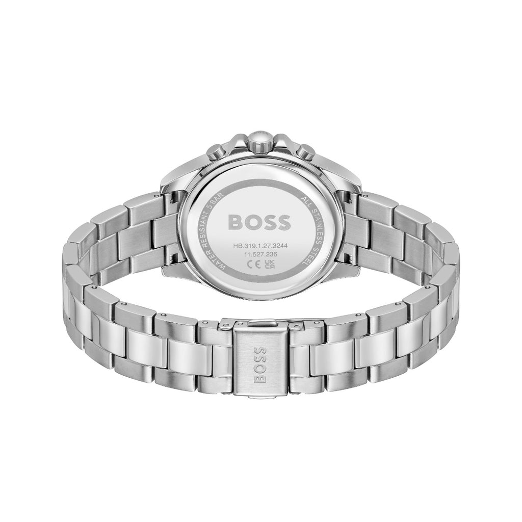 Boss Alley Ladies Watch with Pink Dial and Silver Strap 1502825