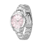 Boss Alley Ladies Watch with Pink Dial and Silver Strap 1502825