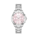 Boss Alley Ladies Watch with Pink Dial and Silver Strap 1502825
