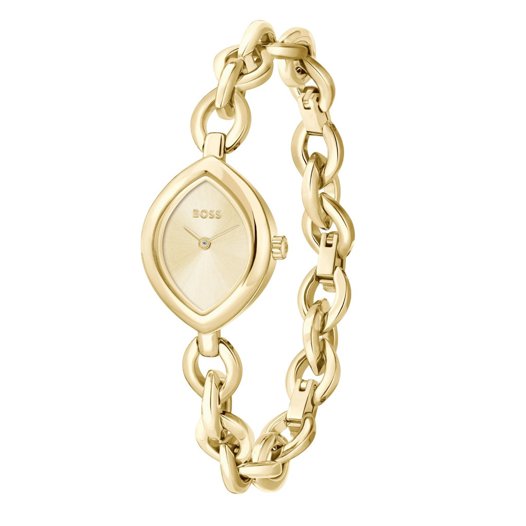 Boss Fiora Ladies Watch with Gold Dial and Gold Strap 1502839