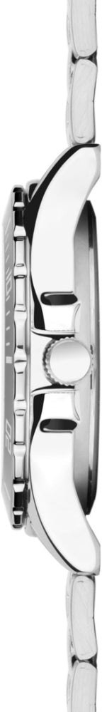 Sekonda Men's Sports Watch with Blue Dial and Silver Bracelet 1512