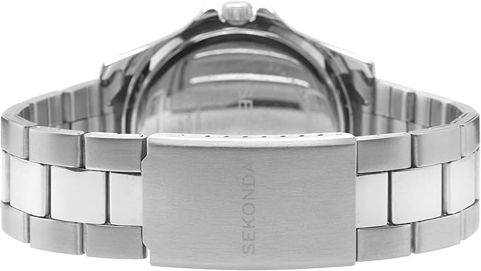 Sekonda Men's Sports Watch with Blue Dial and Silver Bracelet 1512
