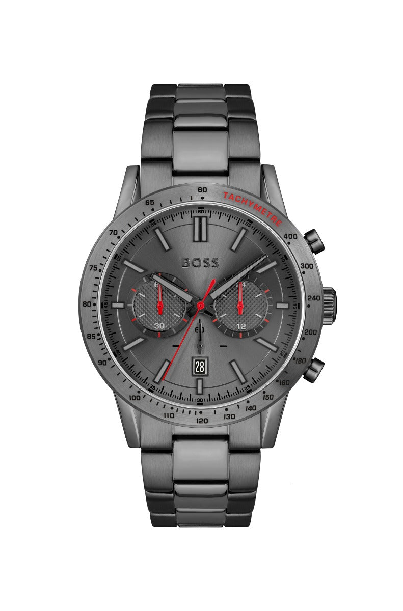 Boss Allure Mens Watch with Grey Dial and Grey Strap 1513924