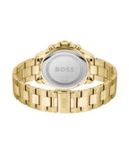 Boss Troper Mens Watch with Olive Dial and Gold Strap 1514059