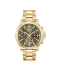 Boss Troper Mens Watch with Olive Dial and Gold Strap 1514059
