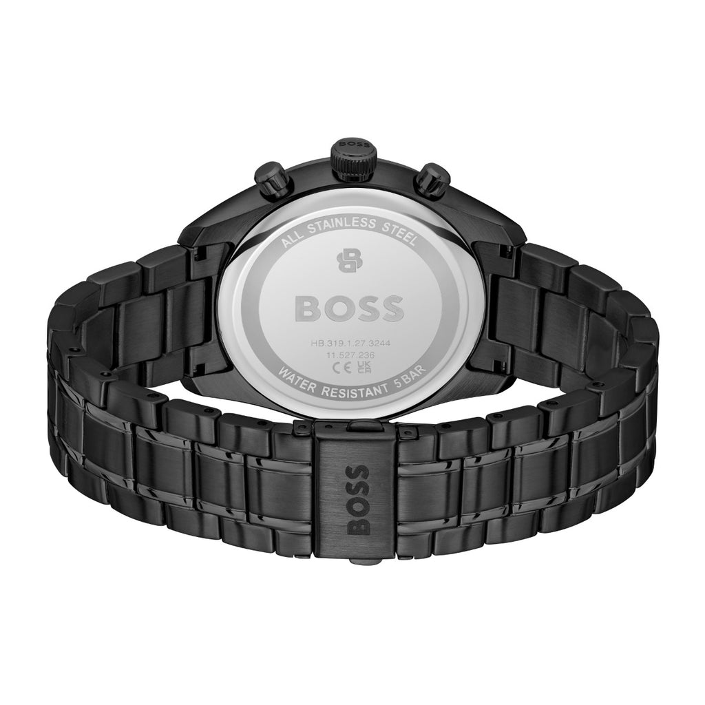 Boss Grand Prix 44 Mens Watch with Blue Dial and Black Strap 1514314