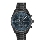 Boss Grand Prix 44 Mens Watch with Blue Dial and Black Strap 1514314