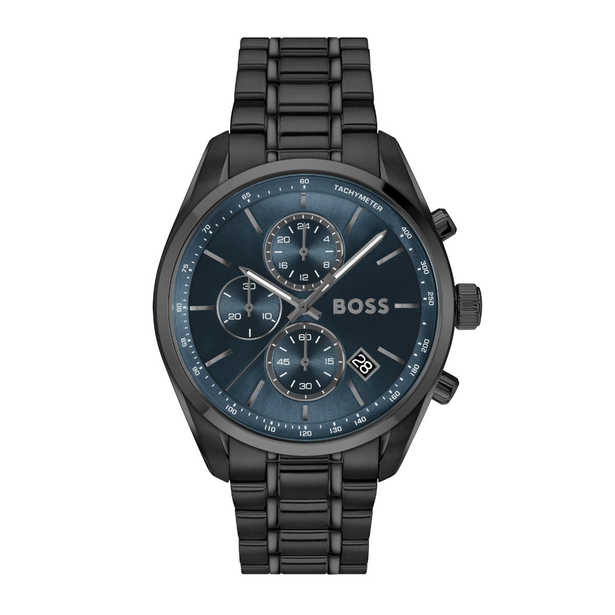 Boss Grand Prix 44 Mens Watch with Blue Dial and Black Strap 1514314