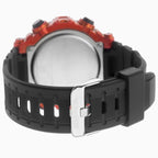 Sekonda Mens Digital Watch with Black Plastic Strap and Orange Accents 1527
