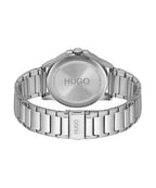 Hugo Mens Watch with Blue Dial and Silver Strap 1530186