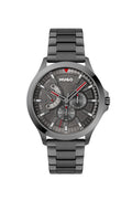 Hugo Mens Watch with Grey Dial and Grey Bracelet 1530247