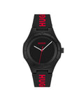 Hugo Mens Watch with Black Dial and Black Strap 1530343
