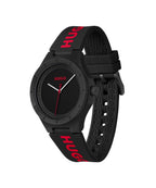 Hugo Mens Watch with Black Dial and Black Strap 1530343