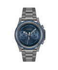 Hugo #Brave Mens Watch with Blue Dial and Grey Bracelet 1530350