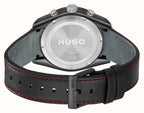 HUGO Mens Watch with Black Dial and Black Strap 1530370