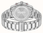 HUGO Mens Watch with White Dial and Silver Bracelet 1530373