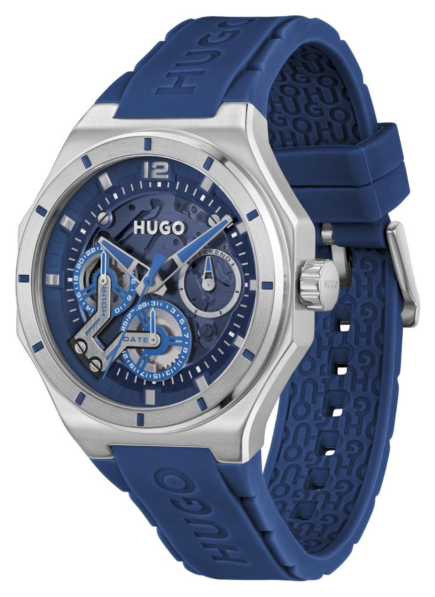 Hugo Mens Watch with Blue Dial and Blue Strap 1530375