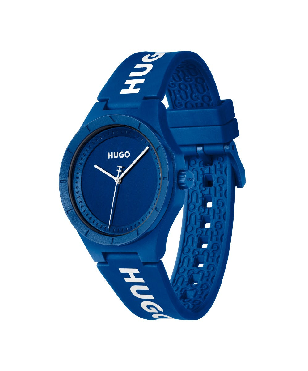 Hugo Mens Watch with Blue Dial and Blue Strap 1530414