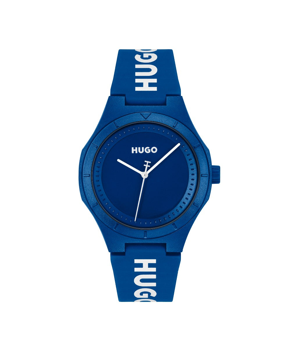 Hugo Mens Watch with Blue Dial and Blue Strap 1530414