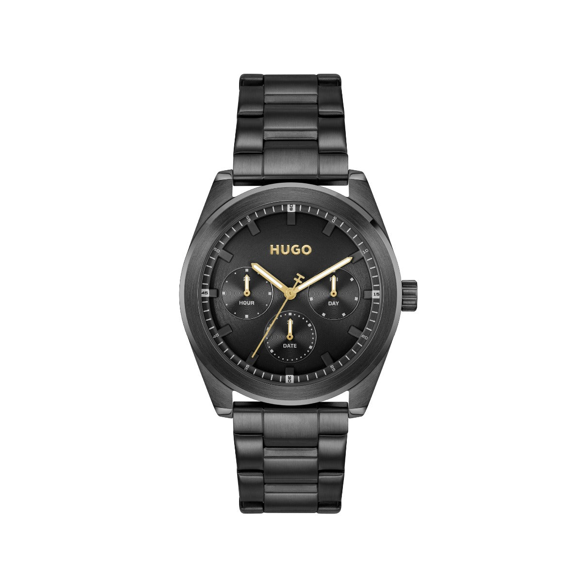 Hugo #Bright Sport Mens Watch with Black Dial and Black Bracelet 1530426