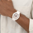 Hugo #ICON 3H Mens Watch with White Dial and White Strap 1530435